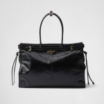 Large leather handbag