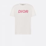 Dior Italic Coral Relaxed-Fit T-Shirt