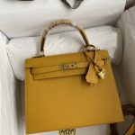 Hermès Kelly Epsom 25 Gold-tone